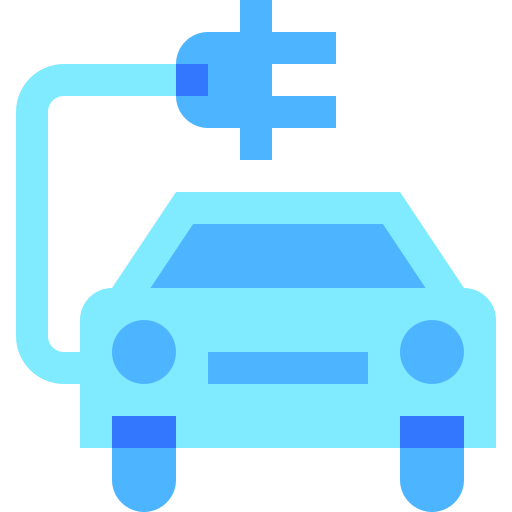 samochód elektryczny Basic Sheer Flat ikona
