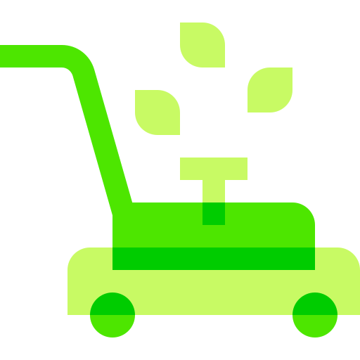 Lawn mower Basic Sheer Flat icon