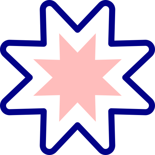 별 Detailed Mixed Lineal color icon