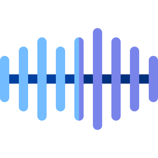 audiowellen Basic Rounded Flat icon
