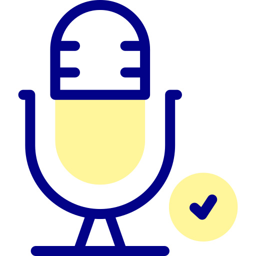mikrofon Detailed Mixed Lineal color ikona