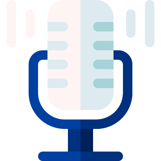 Microphone Basic Rounded Flat icon