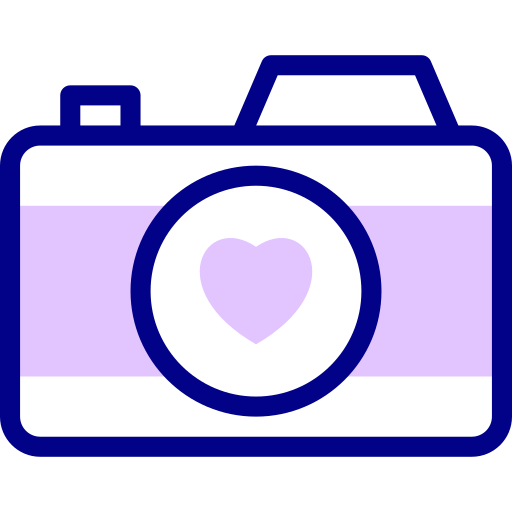fotoapparat Detailed Mixed Lineal color icon