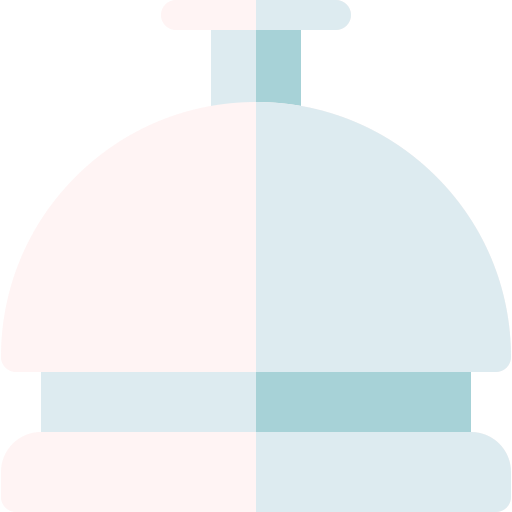 dzwonek biurkowy Basic Rounded Flat ikona
