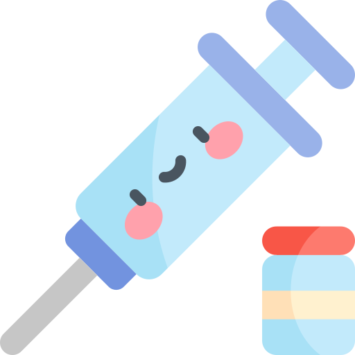 Vaccine Kawaii Flat icon