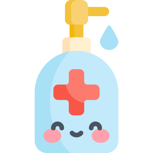 Hand sanitizer Kawaii Flat icon
