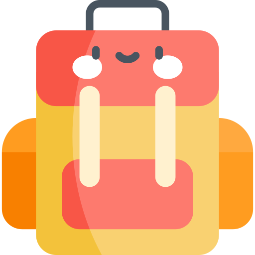 Backpack Kawaii Flat icon