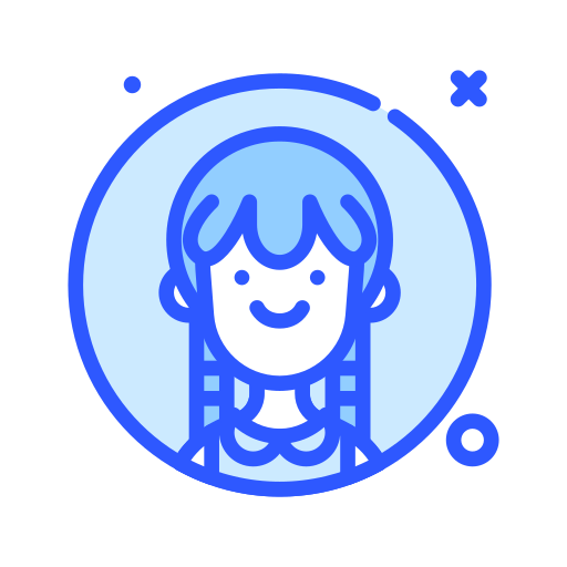 Girl Darius Dan Blue icon