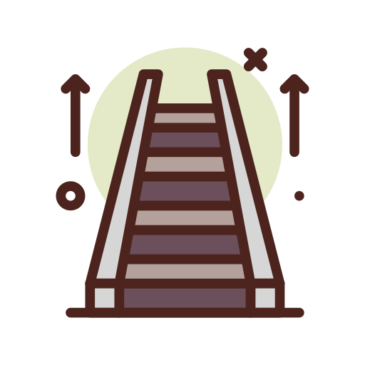 escaleras Darius Dan Lineal Color icono