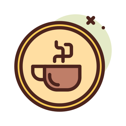 커피 샵 Darius Dan Lineal Color icon