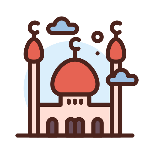 moschee Darius Dan Lineal Color icon