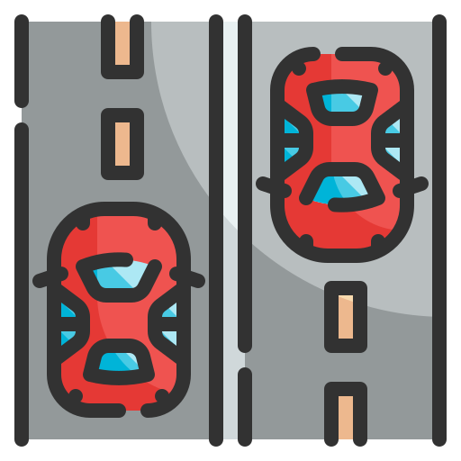 autostrada Wanicon Lineal Color ikona