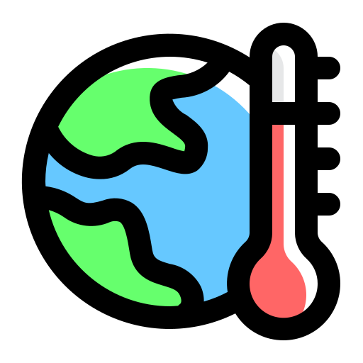calentamiento global Generic Color Omission icono