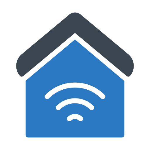 Home network Generic Blue icon