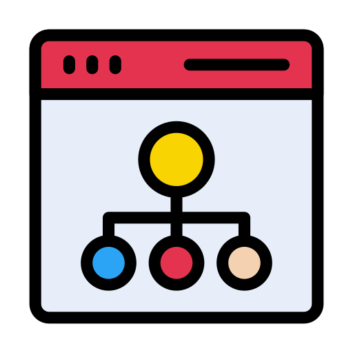 webサイト Vector Stall Lineal Color icon