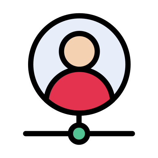 konto Vector Stall Lineal Color icon
