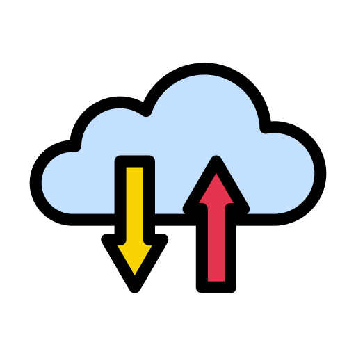 chmura obliczeniowa Vector Stall Lineal Color ikona