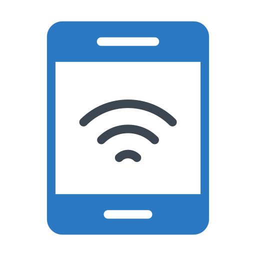 wi-fi信号 Generic Blue icon