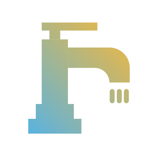 Faucet Generic Flat Gradient icon