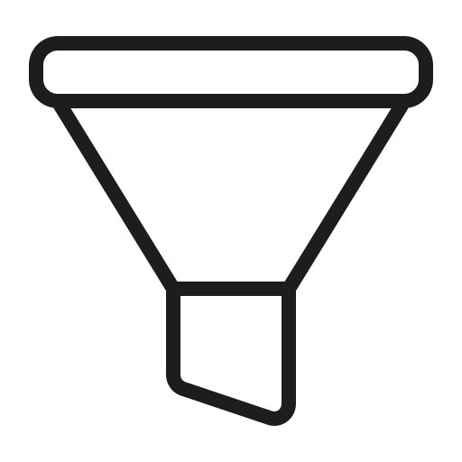 Filter Generic Detailed Outline icon