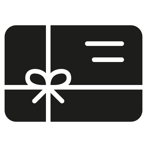 Gift card Generic Glyph icon