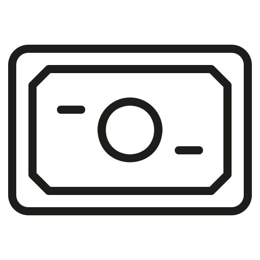 Money Generic Detailed Outline icon