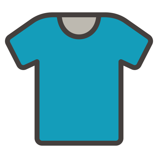 t-shirt Generic Outline Color icoon
