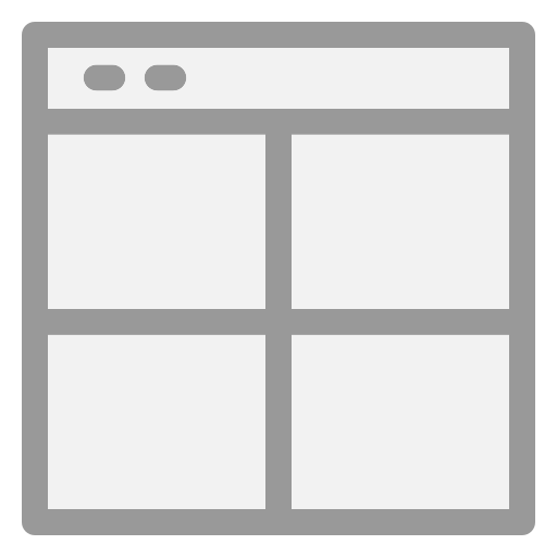 layout Generic Grey icon