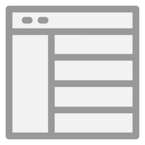 Layout Generic Grey icon