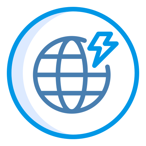 エコエネルギー Generic Blue icon
