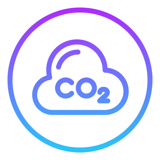 co2 구름 Generic Gradient icon