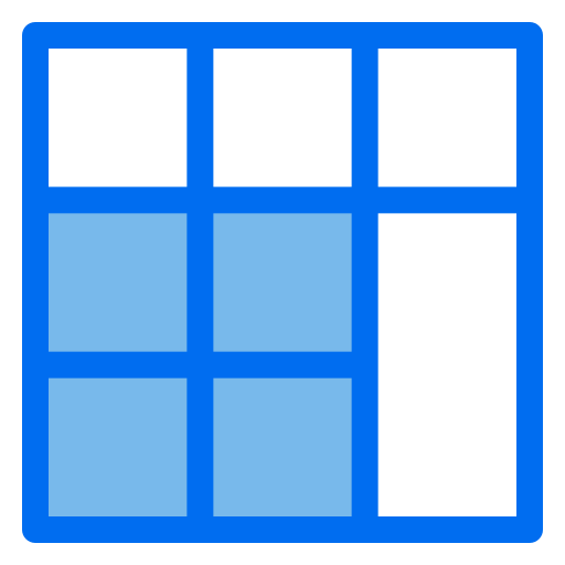 Layout Generic Blue icon