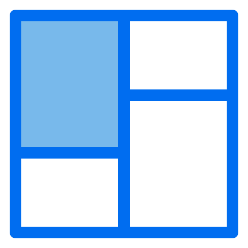 Layout Generic Blue icon