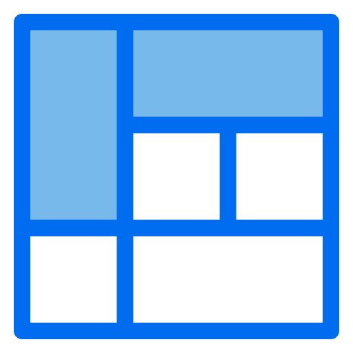 layout Generic Blue Ícone
