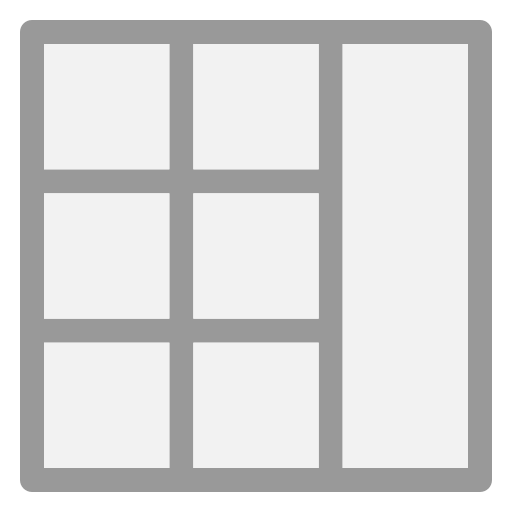 レイアウト Generic Grey icon