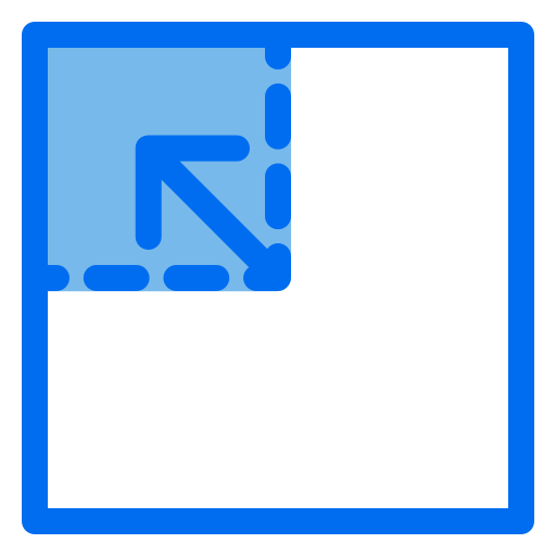 Resize Generic Blue icon