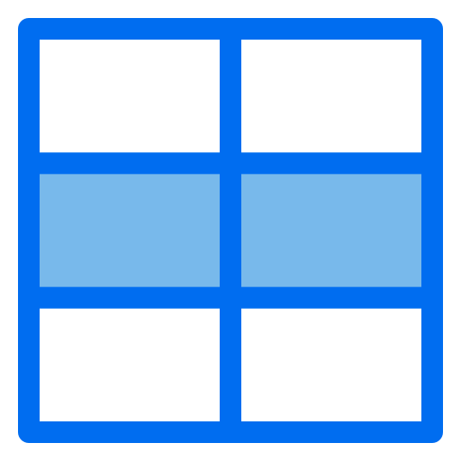 レイアウト Generic Blue icon