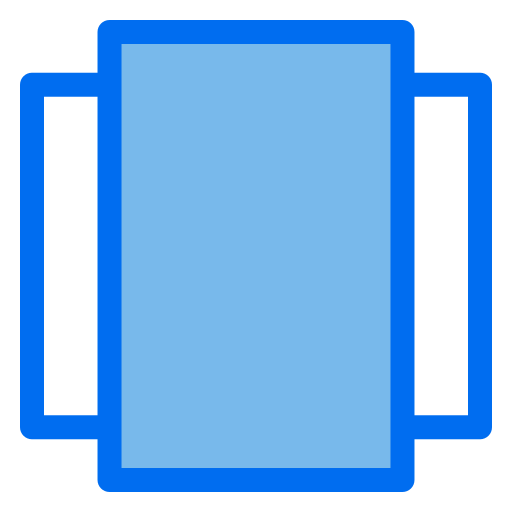 layout Generic Blue Ícone