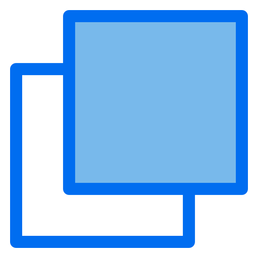 Substract Generic Blue icon