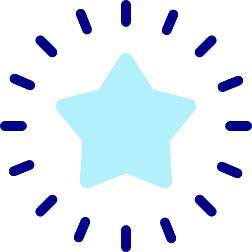 estrela Detailed Mixed Lineal color Ícone