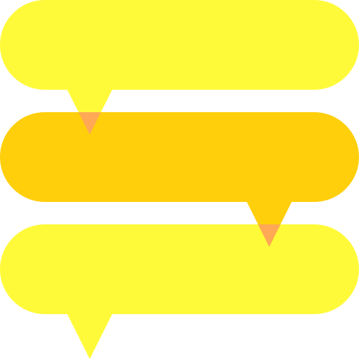 Speech bubble Basic Sheer Flat icon