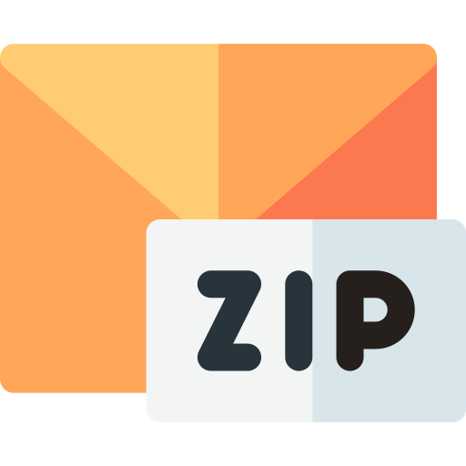 Zip code Basic Rounded Flat icon