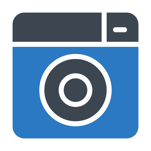 appareil photo de poche Generic Blue Icône