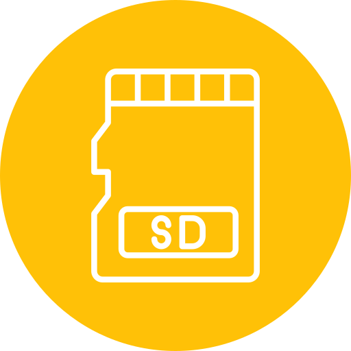 sd-kaart Generic Flat icoon