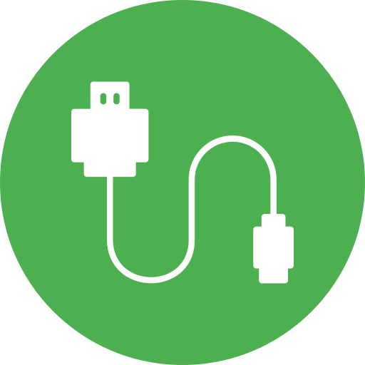 usb-kabel Generic Flat icoon