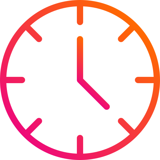 Clock Generic Gradient icon