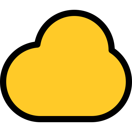 구름 Generic Outline Color icon