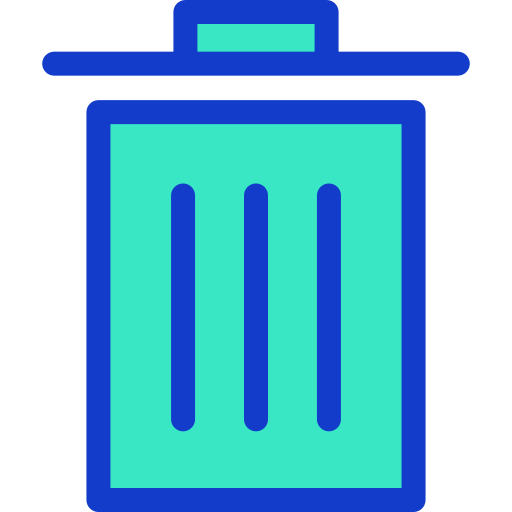 prullenbak Generic Blue icoon
