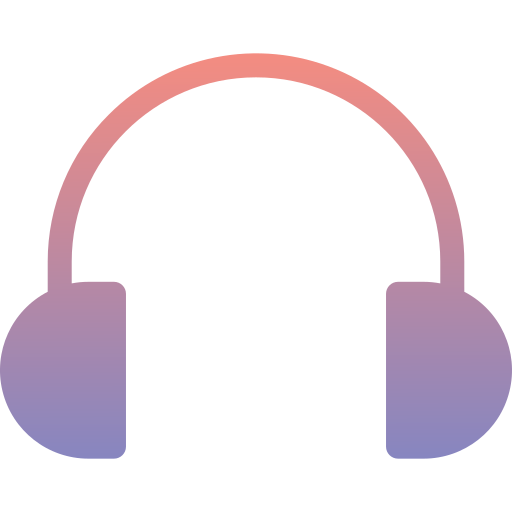 Headphones Generic Flat Gradient icon