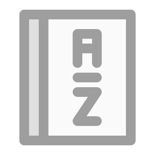 diccionario Generic Grey icono